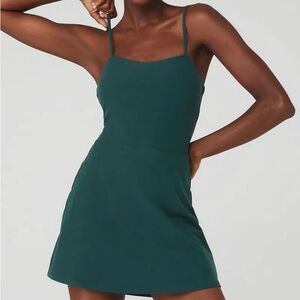 Alosoft Courtside Tennis Dress (Midnight Green)